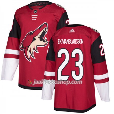 Miehille NHL Arizona Coyotes Pelipaita Oliver Ekman-Larsson 23 Adidas 2017-2018 Maroon Authentic